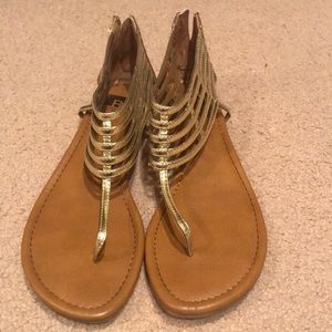 Gold Sandals